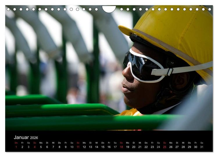 Produktbild: Faszination Galopprennen in Baden-Baden (Wandkalender 2026 DIN A4 quer), CALVENDO Monatskalender