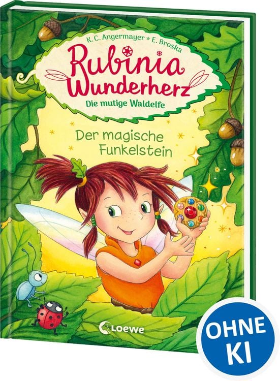 Produktbild: Rubinia Wunderherz, die mutige Waldelfe (Band 1) - Der magische Funkelstein