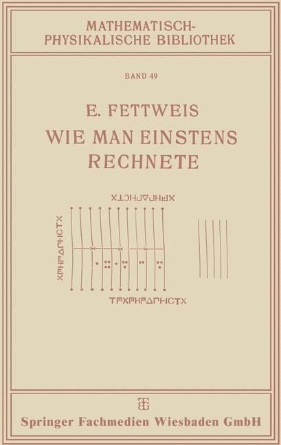 Produktbild: Wie Man Einstens Rechnete