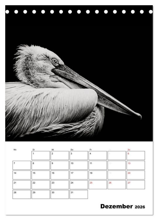 Produktbild: Charakterk&ouml;pfe aus der Welt der Tiere (Tischkalender 2026 DIN A5 hoch), CALVENDO Monatskalender