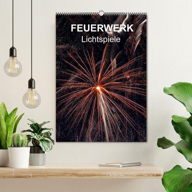 Produktbild: FEUERWERK - Lichtspiele (Wandkalender 2026 DIN A2 hoch), CALVENDO Monatskalender