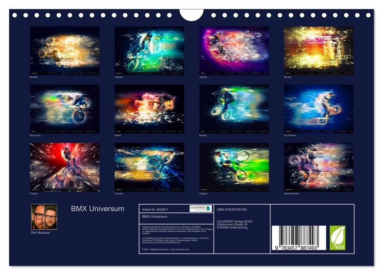 Produktbild: BMX Universum (Wandkalender 2026 DIN A4 quer), CALVENDO Monatskalender