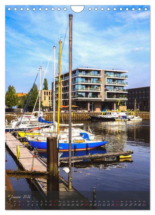 Produktbild: Oldenburg am Wasser (Wandkalender 2026 DIN A4 hoch), CALVENDO Monatskalender