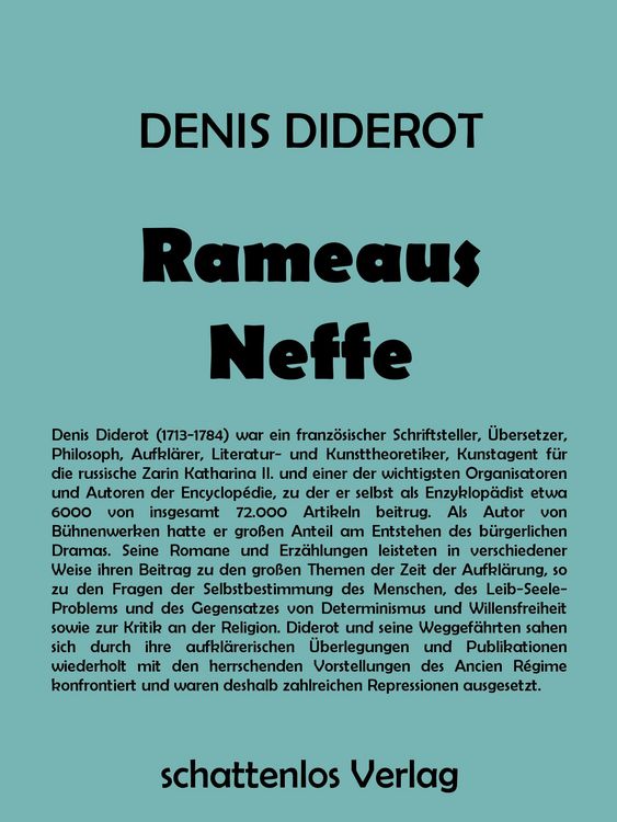 Produktbild: Rameaus Neffe