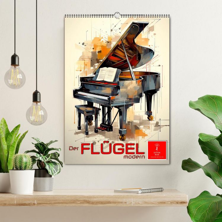 Produktbild: Der Fl&uuml;gel modern (Wandkalender 2026 DIN A2 hoch), CALVENDO Monatskalender