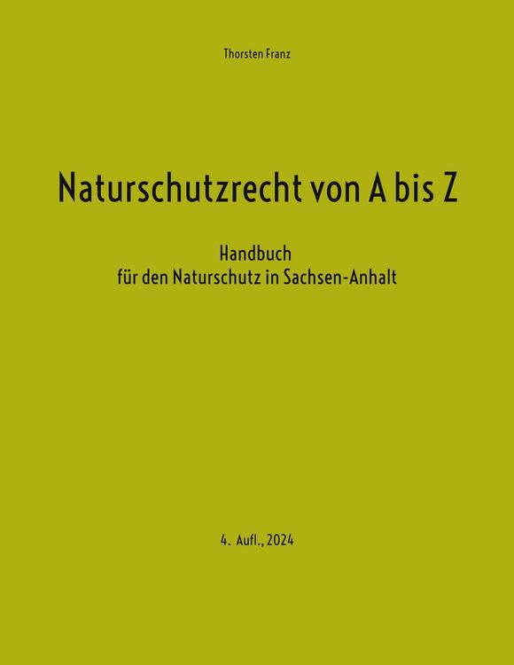 Produktbild: Naturschutzrecht von A bis Z