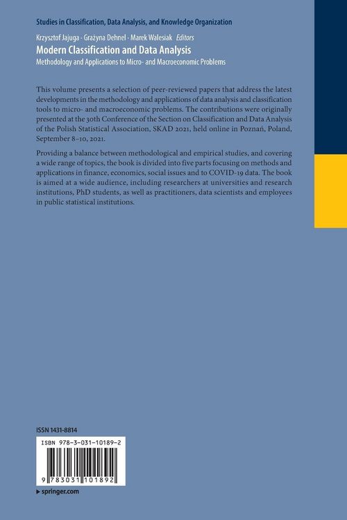 Produktbild: Modern Classification and Data Analysis