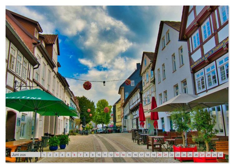Produktbild: Streifzug durch das Weserbergland (Wandkalender 2026 DIN A2 quer), CALVENDO Monatskalender