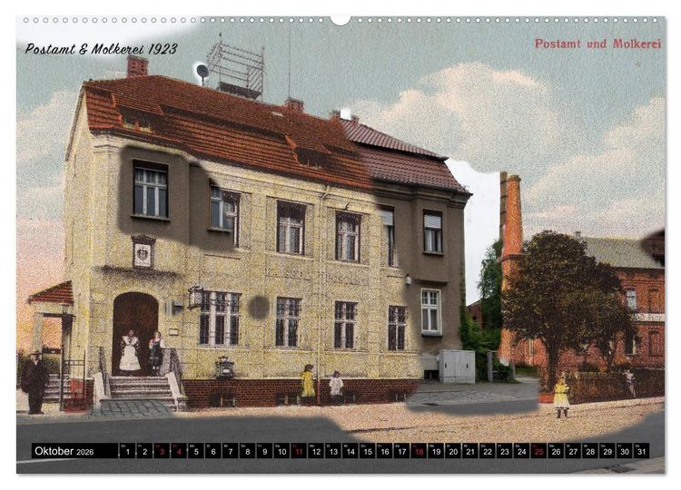 Produktbild: Peitzer Motive alt und neu (Wandkalender 2026 DIN A2 quer), CALVENDO Monatskalender