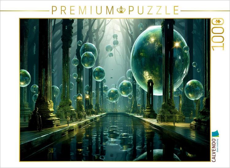 Produktbild: CALVENDO Puzzle Gr&uuml;ne Landschaft | 1000 Teile Lege-Gr&ouml;&szlig;e 64x48cm Foto-Puzzle f&uuml;r gl&uuml;ckliche Stunden