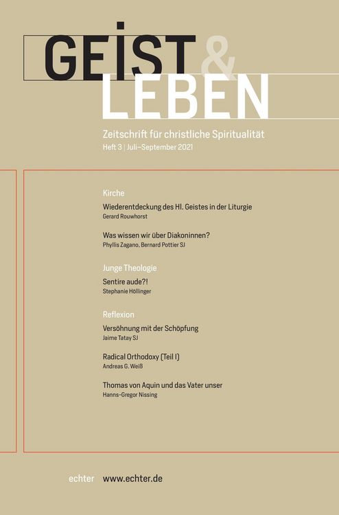 Produktbild: Geist & Leben 3/2021