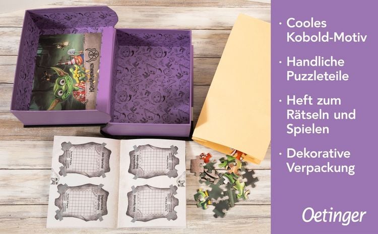 Produktbild: KoboldKroniken. Puzzle im Buch. Voll verheinzelt. 300 Teile