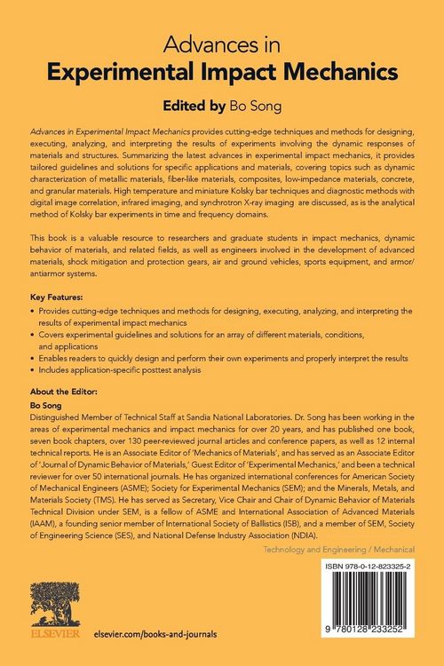 Produktbild: Advances in Experimental Impact Mechanics
