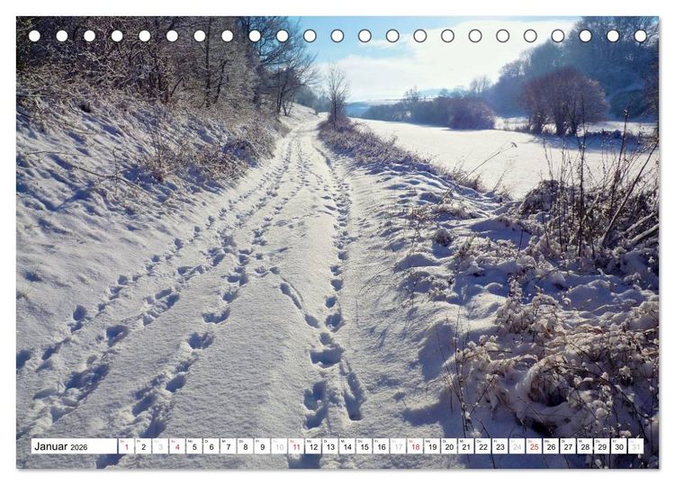 Produktbild: Traumhafte Wege durch die Eifel (Tischkalender 2026 DIN A5 quer), CALVENDO Monatskalender