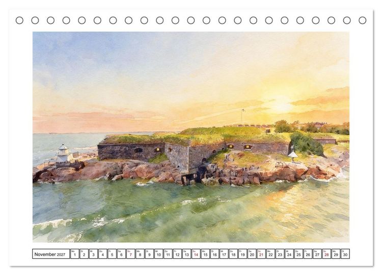 Produktbild: Finnland - Naturparadies (Tischkalender 2027 DIN A5 quer), CALVENDO Monatskalender