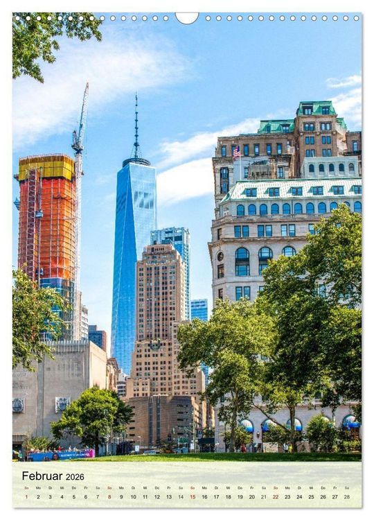 Produktbild: New York - Einblicke & Aussichten (Wandkalender 2026 DIN A3 hoch), CALVENDO Monatskalender