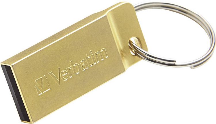 Produktbild: VERBATIM USB 3.0 Drive 64GB Metal Executive, gold