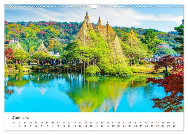 Produktbild: Unterwegs in Japan (Wandkalender 2026 DIN A3 quer), CALVENDO Monatskalender