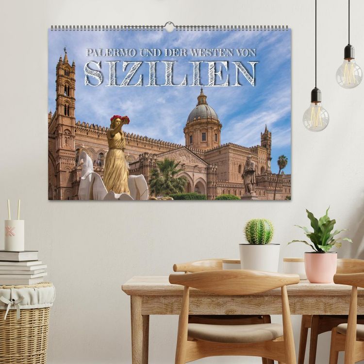 Produktbild: Palermo und der Westen von Sizilien (Wandkalender 2026 DIN A2 quer), CALVENDO Monatskalender