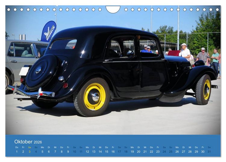 Produktbild: Citroen Traction Avant (Wandkalender 2026 DIN A4 quer), CALVENDO Monatskalender