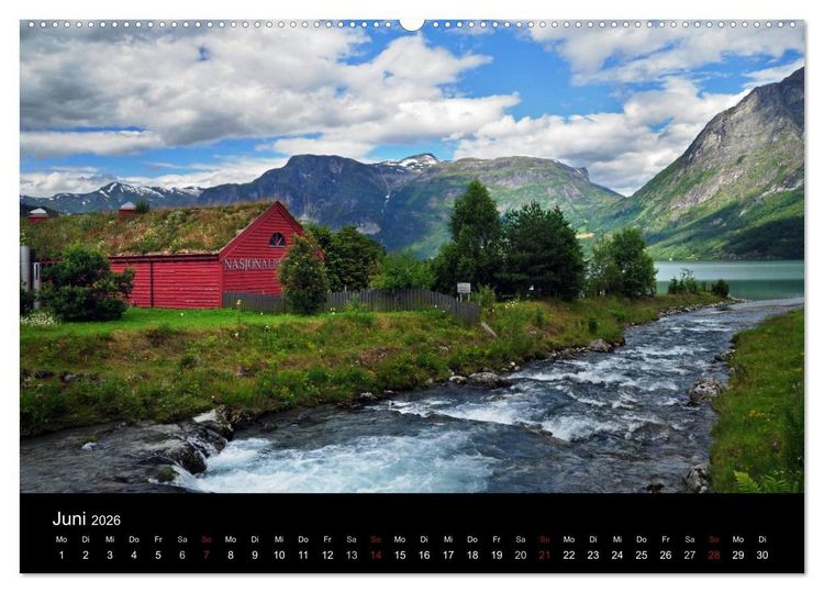 Produktbild: An Norwegens K&uuml;sten (Wandkalender 2026 DIN A2 quer), CALVENDO Monatskalender