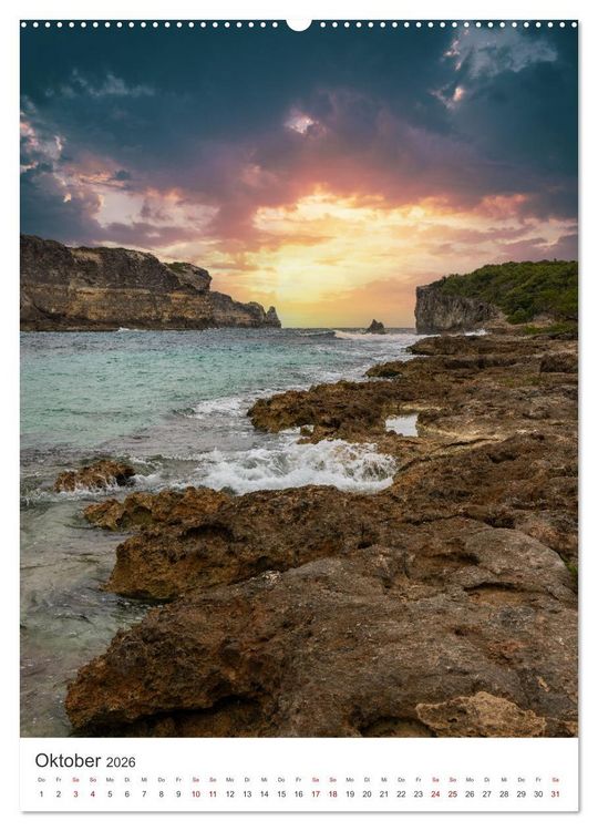Produktbild: Guadeloupe, Insel &uuml;ber dem Winde (Wandkalender 2026 DIN A2 hoch), CALVENDO Monatskalender