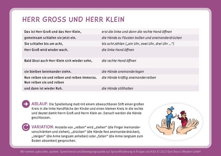 Produktbild: Wir reimen, patschen, spielen