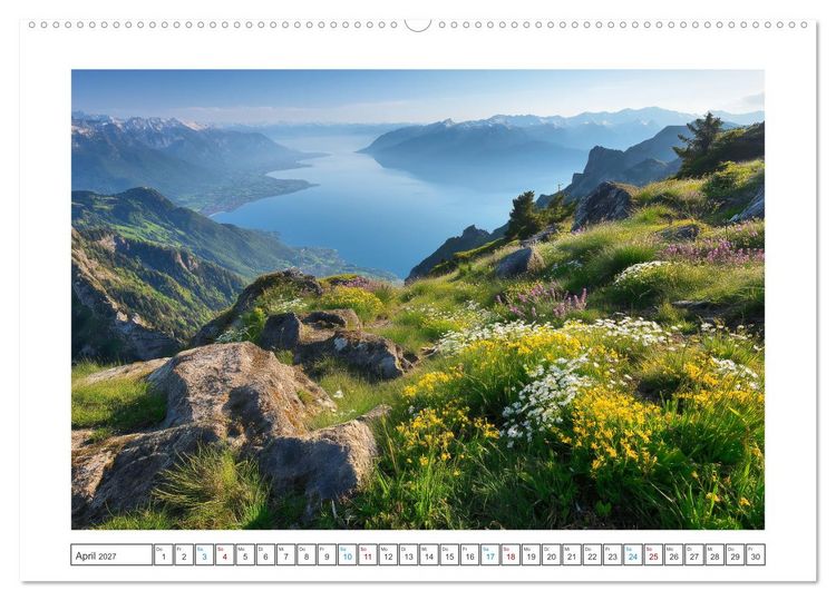 Produktbild: ALPEN Sehnsucht (Wandkalender 2027 DIN A2 quer), CALVENDO Monatskalender