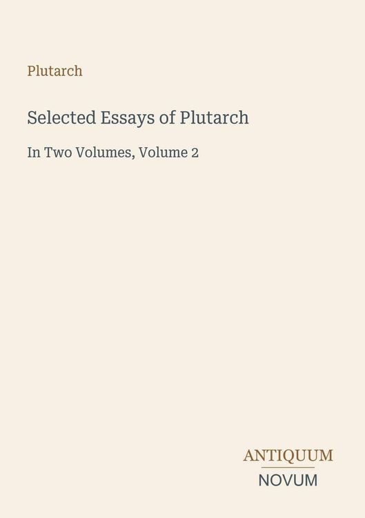 Produktbild: Selected Essays of Plutarch