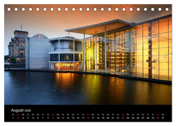 Produktbild: Berlin (Tischkalender 2026 DIN A5 quer), CALVENDO Monatskalender