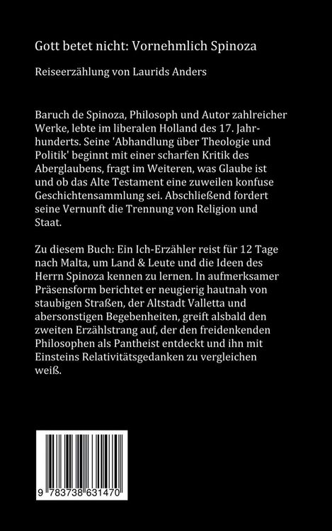 Produktbild: Gott betet nicht: Vornehmlich Spinoza