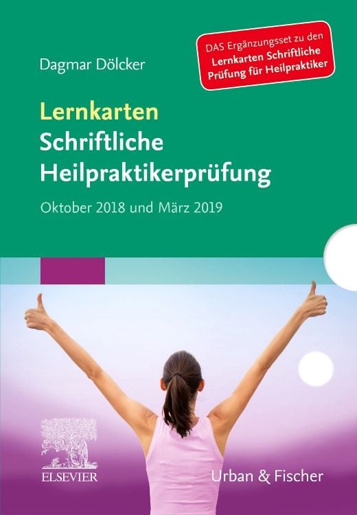 Produktbild: Lernkarten Schriftliche Heilpraktikerpr&uuml;fung Oktober 2018 und M&auml;rz 2019