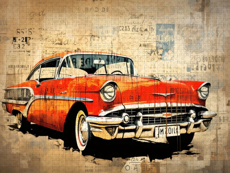 Produktbild: CALVENDO Puzzle Oldtimer | 2000 Teile Lege-Gr&ouml;&szlig;e 90x67cm Foto-Puzzle f&uuml;r gl&uuml;ckliche Stunden