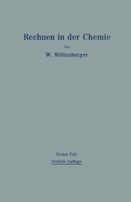 Produktbild: Rechnen in der Chemie