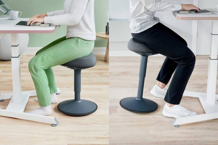 Produktbild: Leitz Sitzhocker Dunkelgrau 65440089