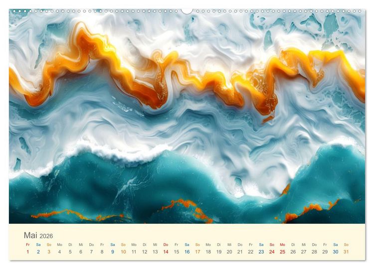 Produktbild: Nicht von diesem Planeten (hochwertiger Premium Wandkalender 2026 DIN A2 quer), Kunstdruck in Hochglanz