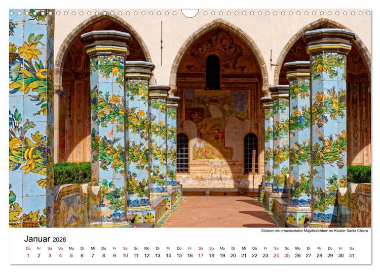 Produktbild: Highlights am Golf von Neapel (Wandkalender 2026 DIN A3 quer), CALVENDO Monatskalender