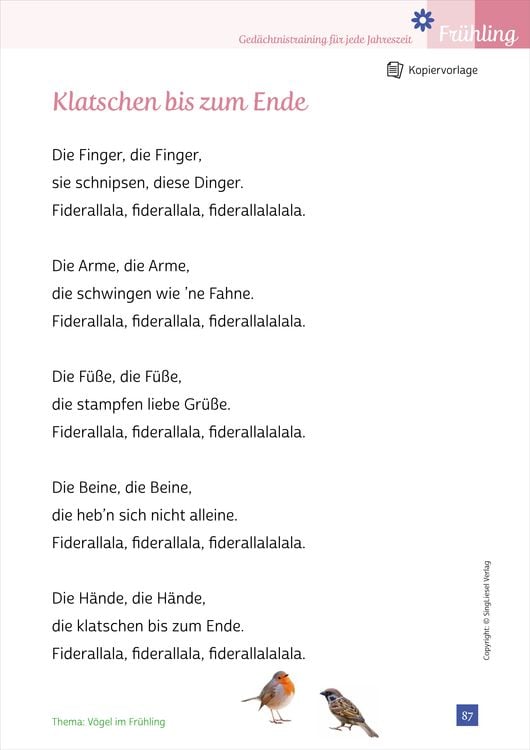 Produktbild: Ged&auml;chtnistraining Senioren - Ged&auml;chtnistraining f&uuml;r jede Jahreszeit: Fr&uuml;hling. Spielerisches Ged&auml;chtnistraining f&uuml;r Senioren. Auch mit Demenz.