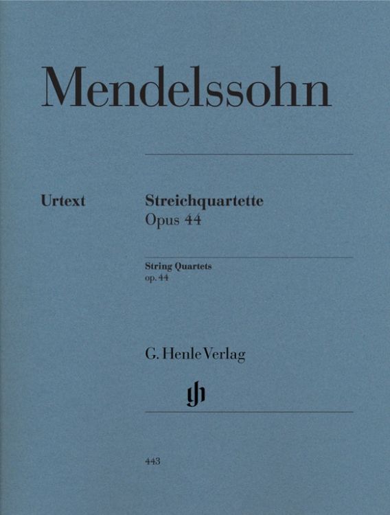 Produktbild: Felix Mendelssohn Bartholdy - Streichquartette op. 44