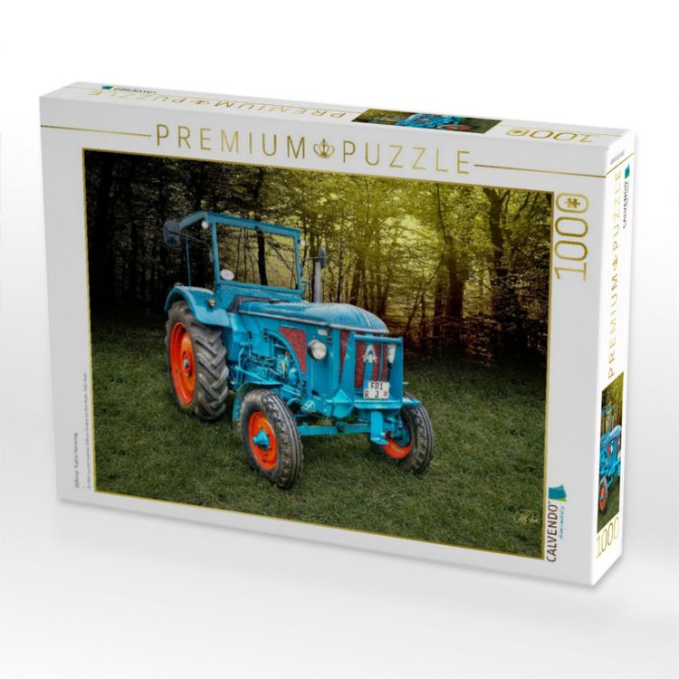 Produktbild: CALVENDO Puzzle Oldtimer Traktor Hanomag | 1000 Teile Lege-Gr&ouml;&szlig;e 64x48cm Foto-Puzzle f&uuml;r gl&uuml;ckliche Stunden