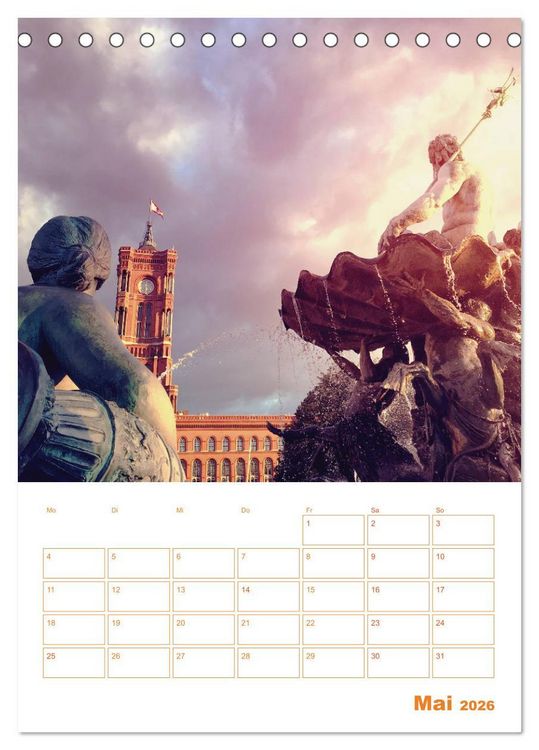 Produktbild: BERLIN geht immer (Tischkalender 2026 DIN A5 hoch), CALVENDO Monatskalender