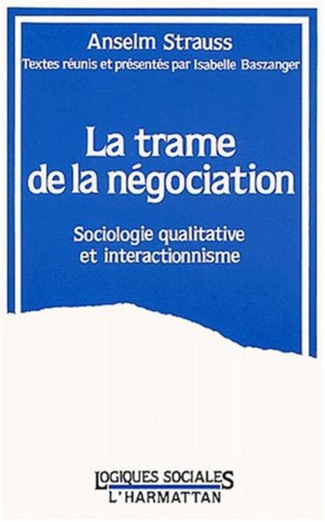 Produktbild: La trame de la n&eacute;gociation