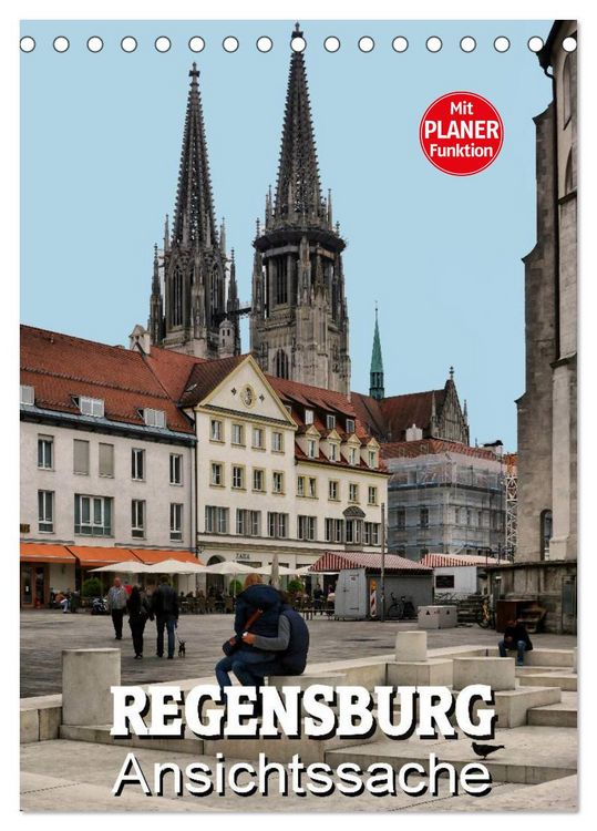 Produktbild: Regensburg - Ansichtssache (Tischkalender 2026 DIN A5 hoch), CALVENDO Monatskalender