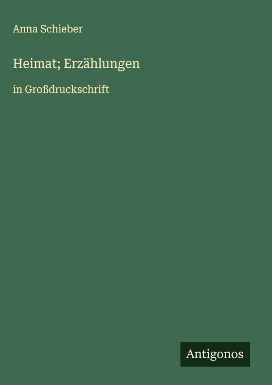 Produktbild: Heimat; Erz&auml;hlungen