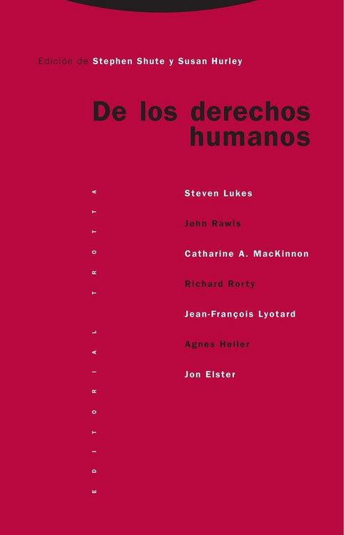 Produktbild: De los derechos humanos : las conferencias Oxford Amnesty de 1993