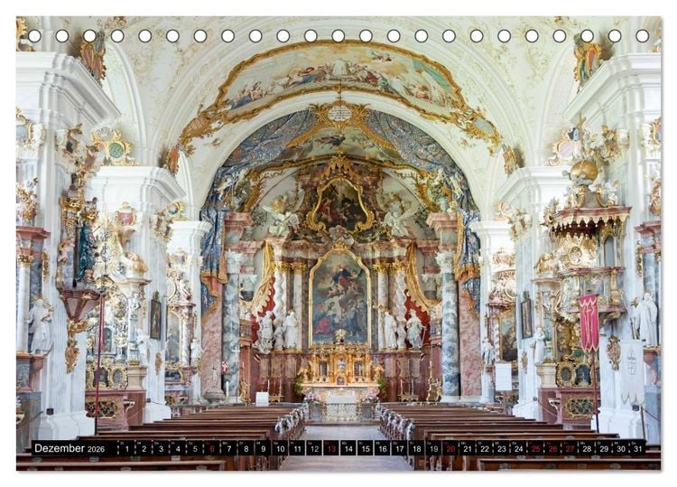 Produktbild: Gottesh&auml;user und Kathedralen (Tischkalender 2026 DIN A5 quer), CALVENDO Monatskalender