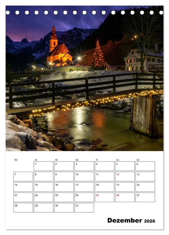 Produktbild: Mein Berchtesgadener Land (Tischkalender 2026 DIN A5 hoch), CALVENDO Monatskalender