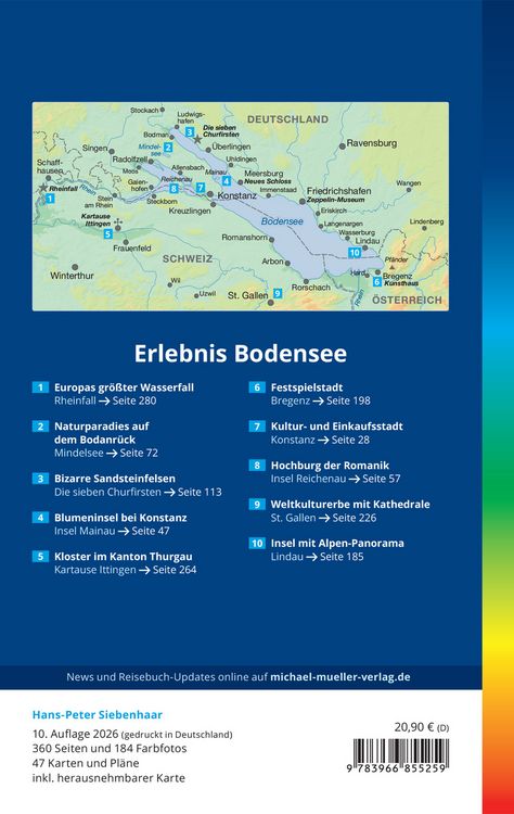Produktbild: MICHAEL M&Uuml;LLER Reisef&uuml;hrer Bodensee