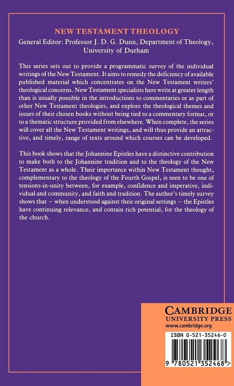 Produktbild: The Theology of the Johannine Epistles