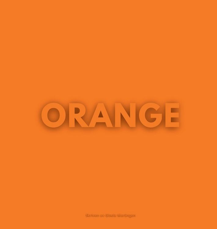 Produktbild: Den Orangea Boken